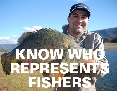 Who represents fishers in NSW?